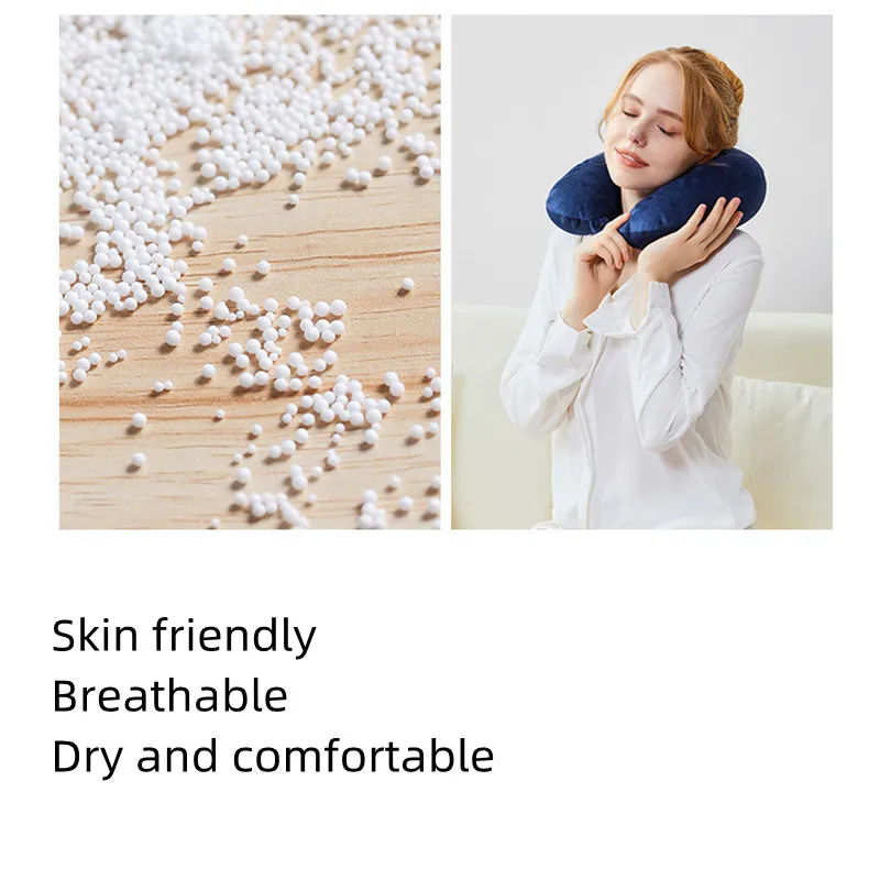 New Design Solid U Shape Neck Pillow Comfortable Car Headrest