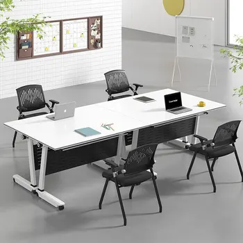 Office Furniture Folding Meeting Room Conference Study Table Classroom Student Computer Desk