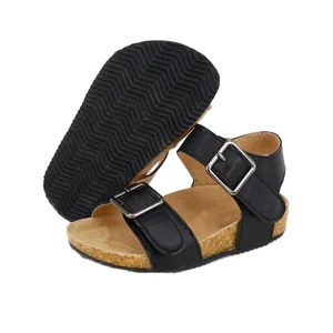 High Quality Custom Logo Summer Sandal Beach Cork Soled Children's Sandal  for Boys and Girls