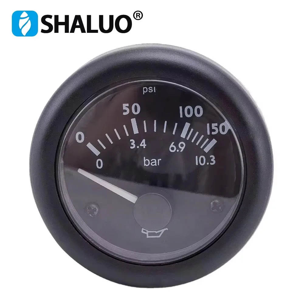 Diesel Fuel Pressure Gauge 12V 24V Oil Level Meter Kit Generator Engine Panel Gauge Genset Monitoring Spare Parts