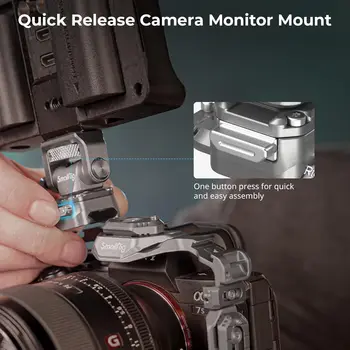 SmallRig H21 Quick Release Slide Monitor Support 4487 detail image