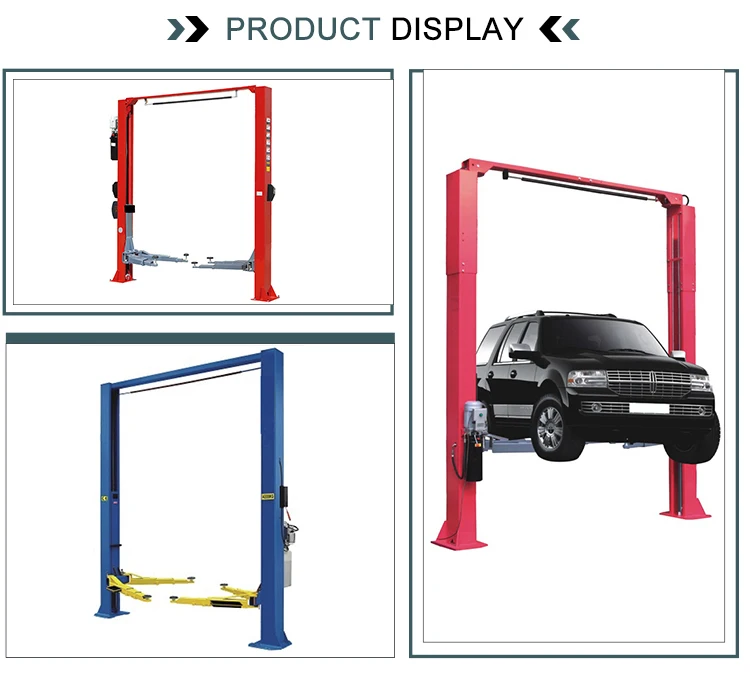 Customized High quality Two post lift clearfloor two post lift with CE manufacture