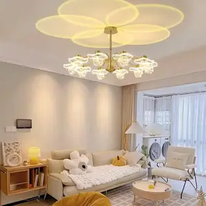 JACKSUN Factory Direct Modern Minimalist Nordic Chandelier Gold LED Dimmable Middle Luxury Lighting for Dining Room Bedroom
