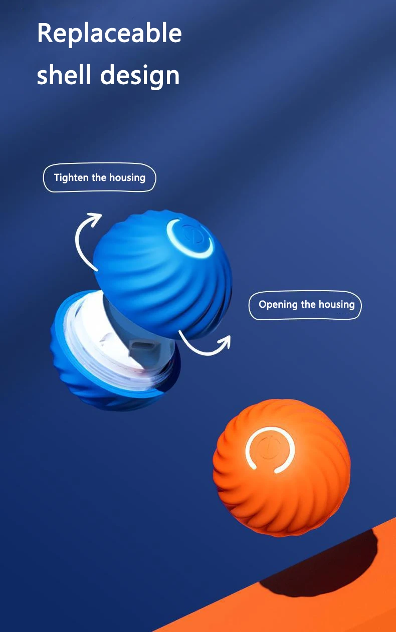 Wholesale Automatic Interactive Durable Dog Chew Active Rolling Ball