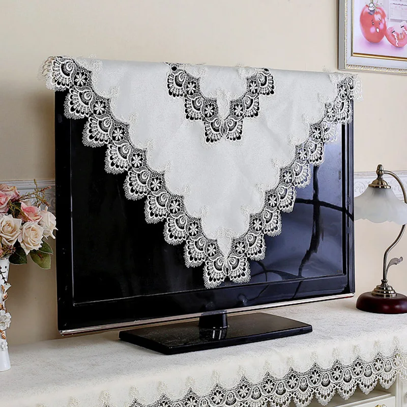 Embroidered Lace Table Cloth Elegant White Tablecovers Wedding Lace Tablecloth