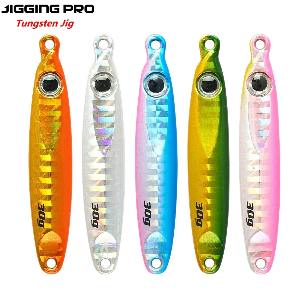 Jigging Pro 10g 15g 25g 30g 40g 60g Pesca Saltwater Metal Fishing Lures Tungsten Jigs