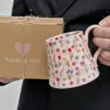 Dreamy floral mug-pink + gift box