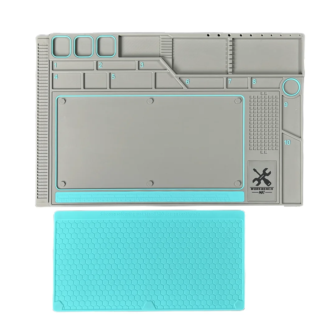 Custom Print Moe Work Workbench Rubber Mat Pad Soft PVC Soldering Mat Phone Repair Desk Mat