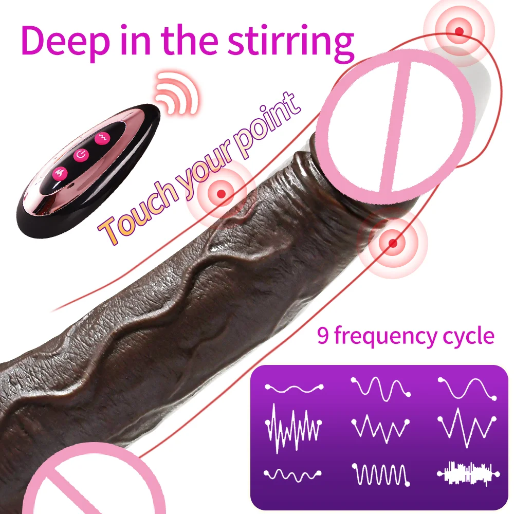 HOT APP Remote Control Masturbation Huge Dildo Realistic  Big Penis 12 Inch With Suction Cup Sex Toys for Woman