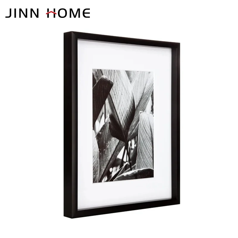 Photo Frame Collage Frame Wall Frame Set MDF Wooden Wood Wholesale and Custom Hot Sale Simple Stylish 4x6 6x8 5x7 8x10 Black