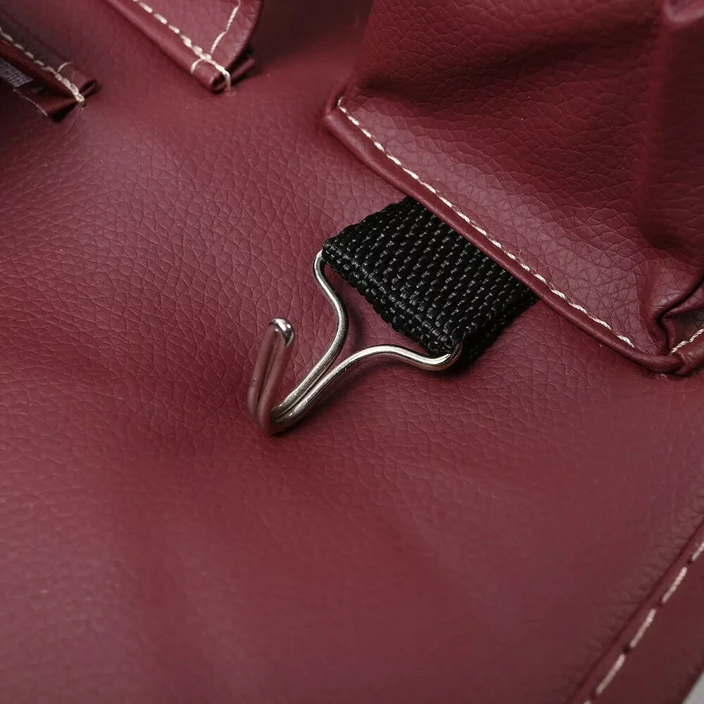 Pu Leather Car Rear Seat Storage Bag Car Holder Multipocket Storage