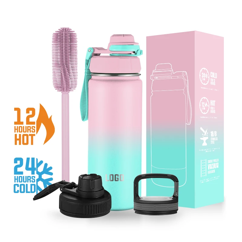 32oz Leak Proof Vacuum Insulated Stainless Steel Sports Water Bottle ...