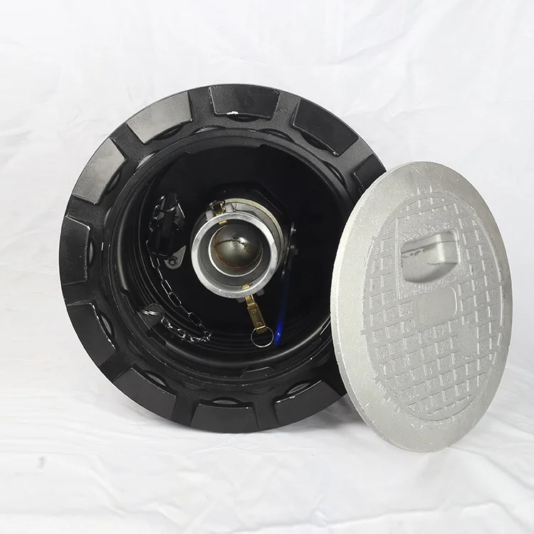 Fuel Oil Tanker Spill Container with Drain Valve in Cast Iron/Aluminum for Gasoline Station