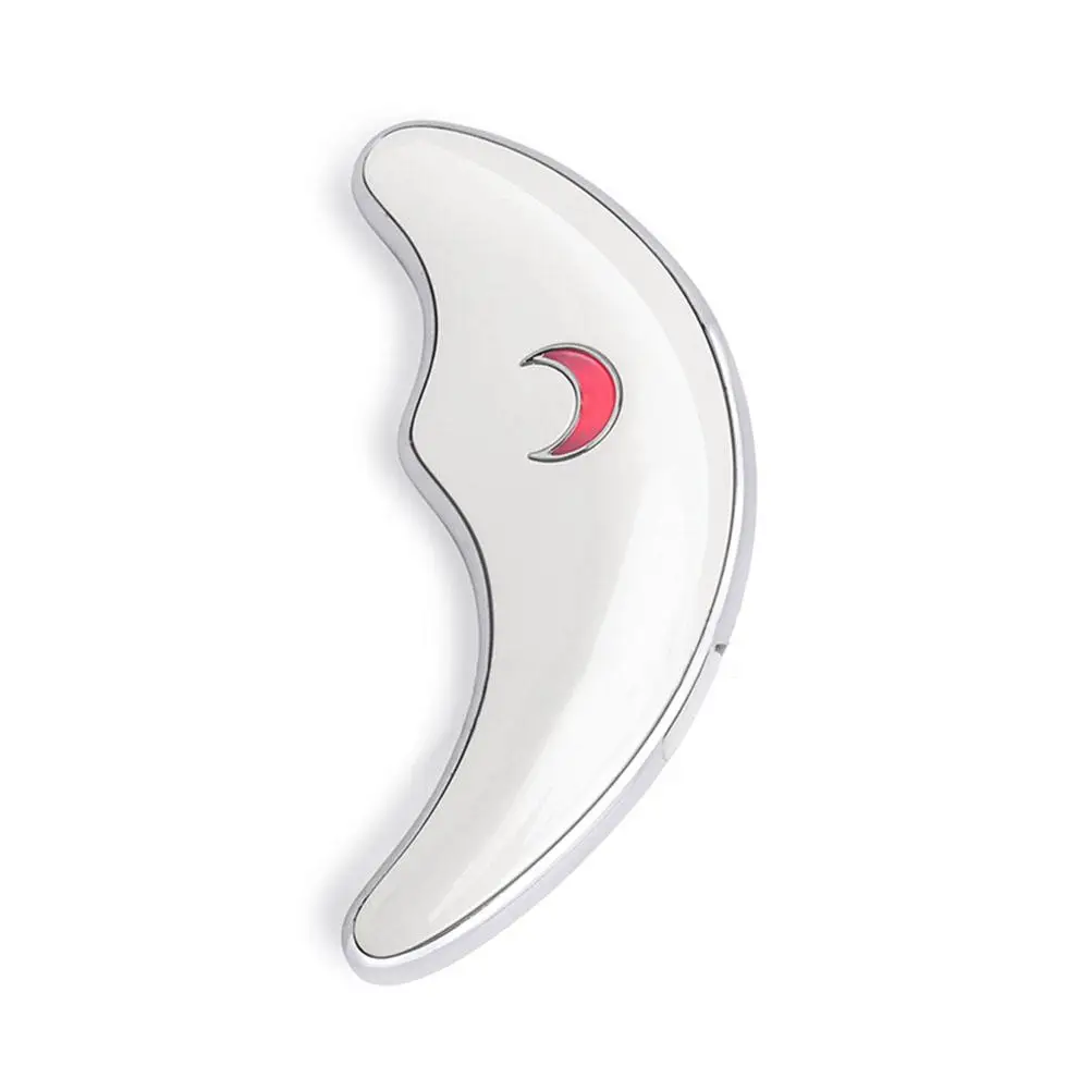 Crescent Moon Skin Rejuvenation Device Multicolored Light Facial Scraper Massager