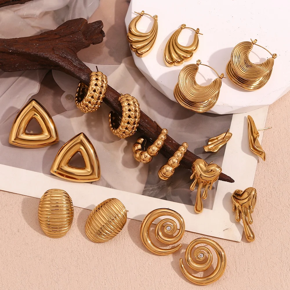 Spring 2024 Fashion Gold Plated Earrings Set Wholesale Stud Earrings   Ha67da7ef44a2406b9f42c8f3b80e125b2 