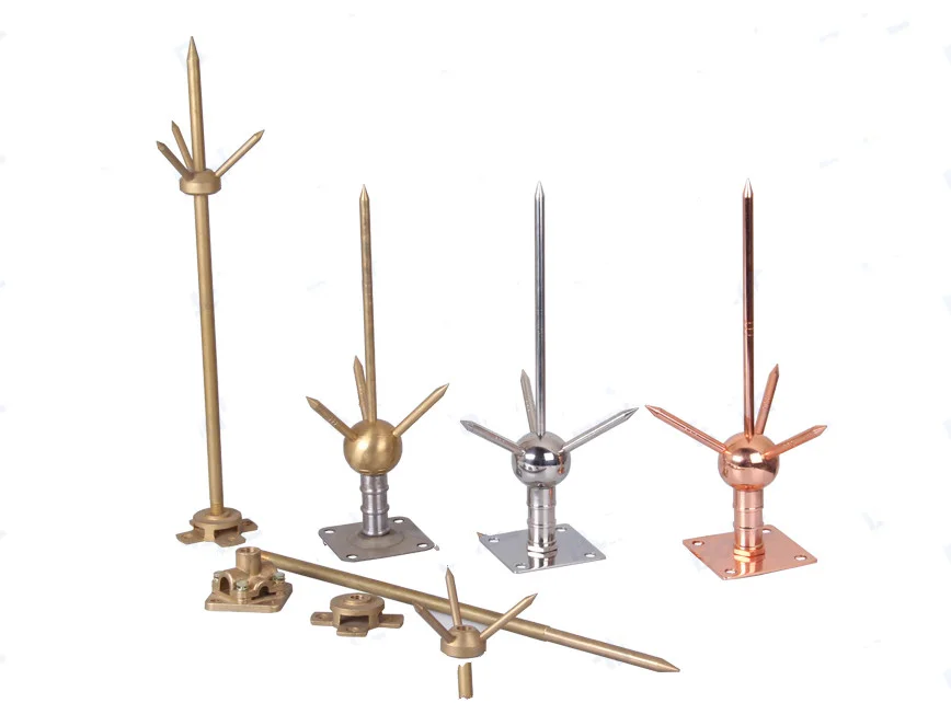 Lightning Arrester Lightning Rods Copper Clad Steel Or Stainless Steel