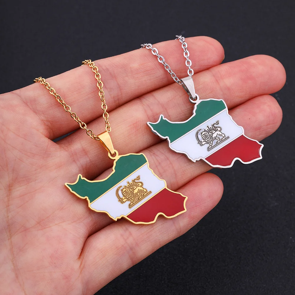 Map Jewelry Necklace