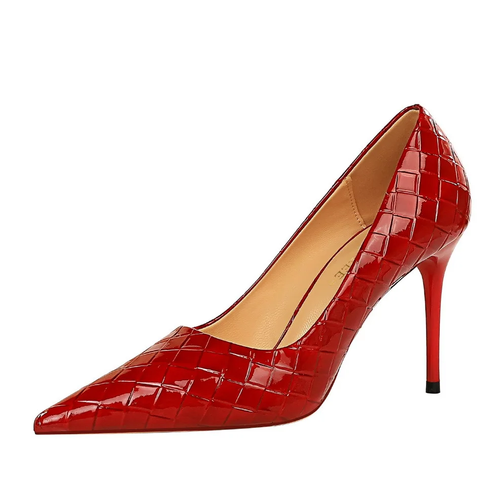 WENYAN 3.74inch Silk Stiletto Heels - Perfect for Evening