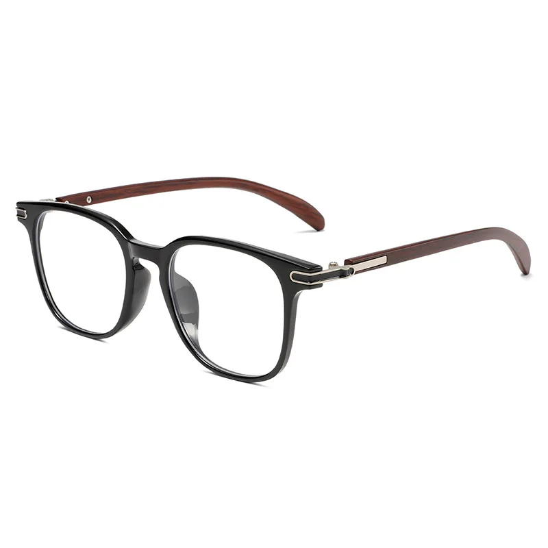TR90 Wood Grain Glasses - Unisex Anti Blue Light Frames display picture 1