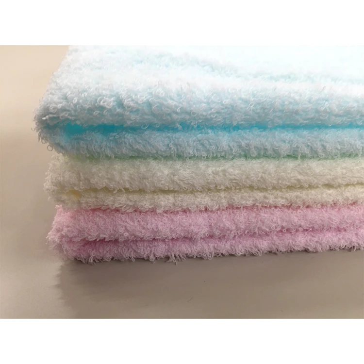 Highly absorbent face size organic cotton bath towel made in Japan