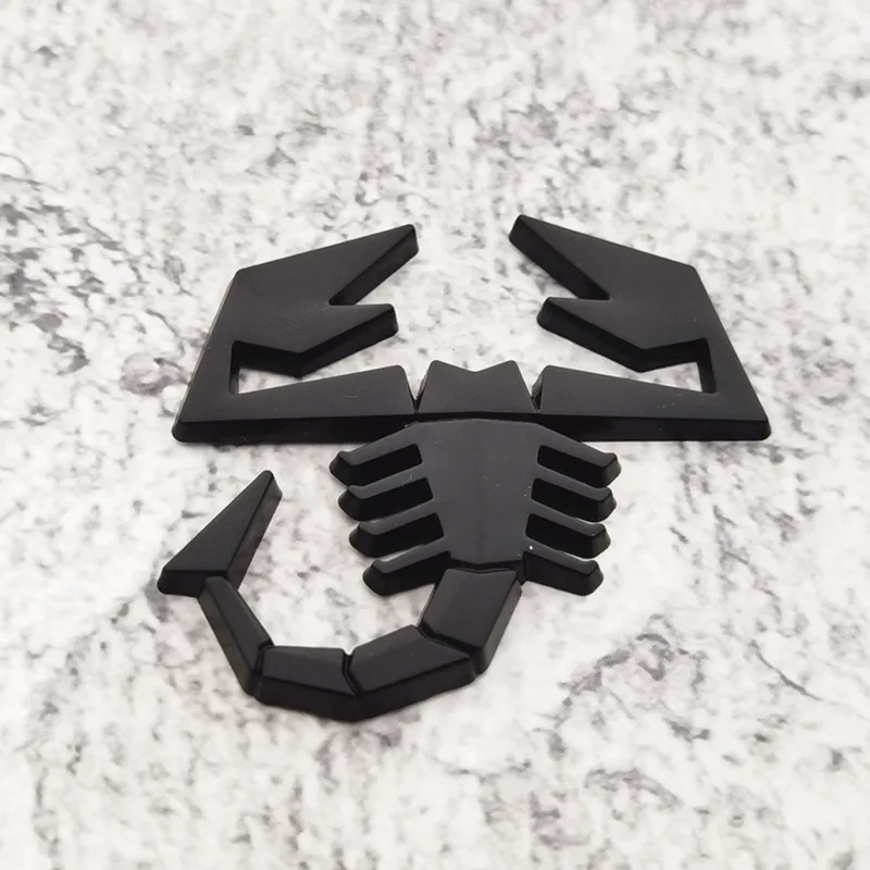 Car Refitting Metal Car logo 3D Metal Car Tail with Scorpion logo
