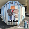 Lindo bebé elefante pequeño gancho paraguas gorra bola (enviar bolso}