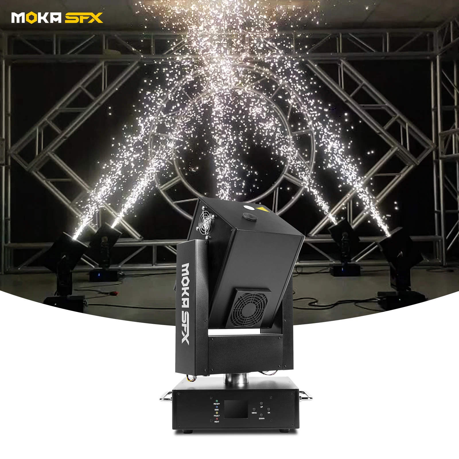 MOKA SFX MK-E16 Sparklar Machine - DMX Controlled Pyrotechnics