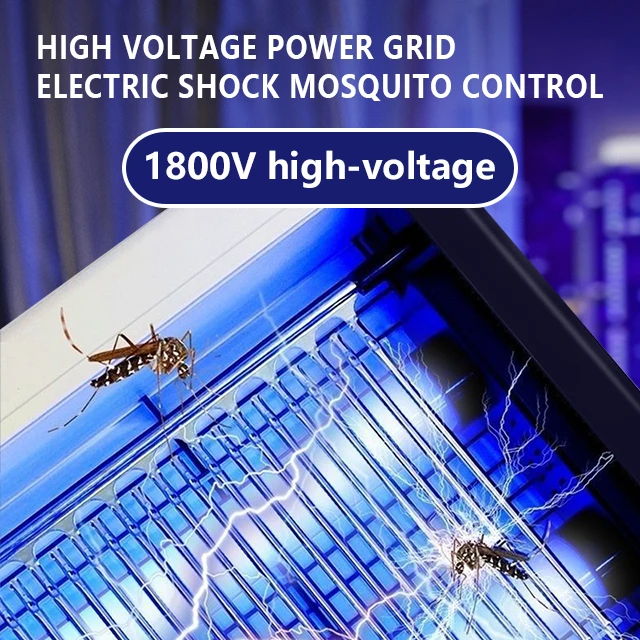 60-W-LED-Mückenlampe mit Photokatalyse für den Heimgebrauch – geräuschloser Insektenvernichter mit physikalischer Insektenfalle zur Schädlingsbekämpfung_voghion.com