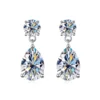 Moissanite+Certificato GRA oro bianco-E-182