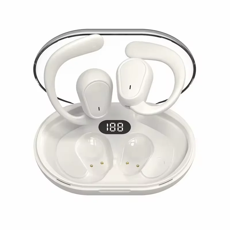 Promotion D88 TWS Wireless Earbuds with LED Display HIFI Sound Over-Ear Sport Earphone with IPX5 Waterproof Earhook JL Chipset