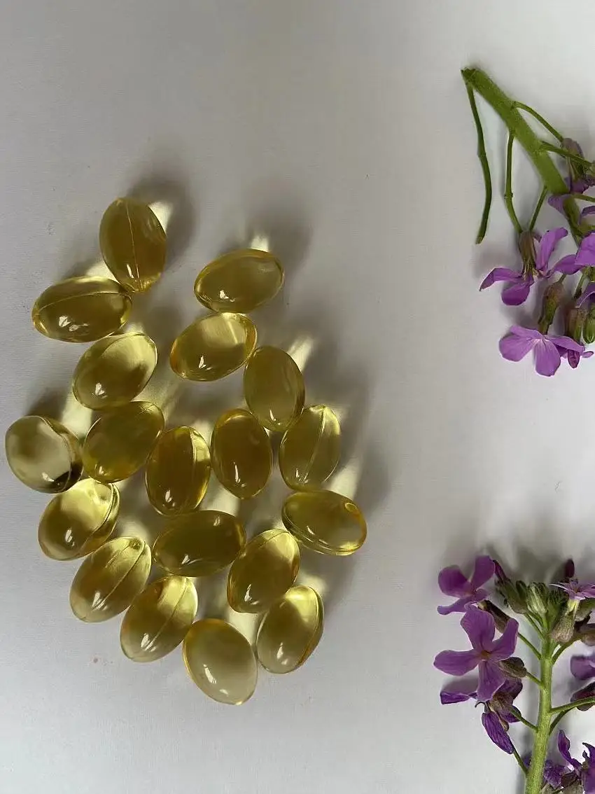 OEM Private Label Vegan Raw Material 5000iu Vitamin D3 K2 Softgel Capsules