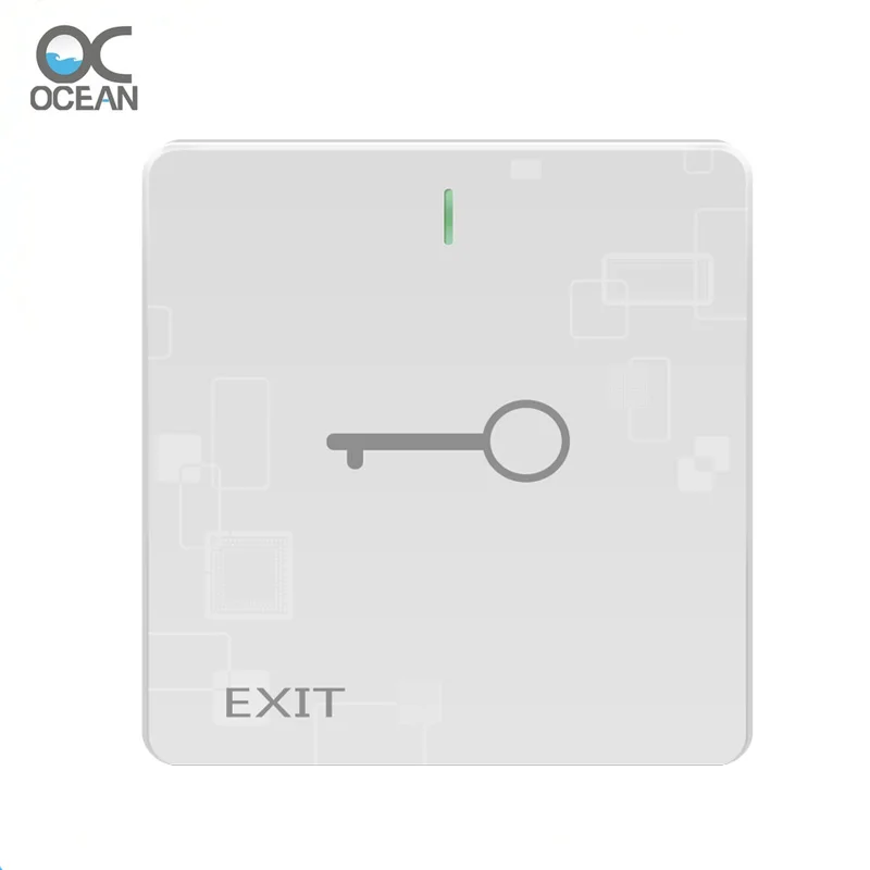 Door Exit Button, Plastic Push Switch for Magnetic Lock Door Access Control Home Security Protection