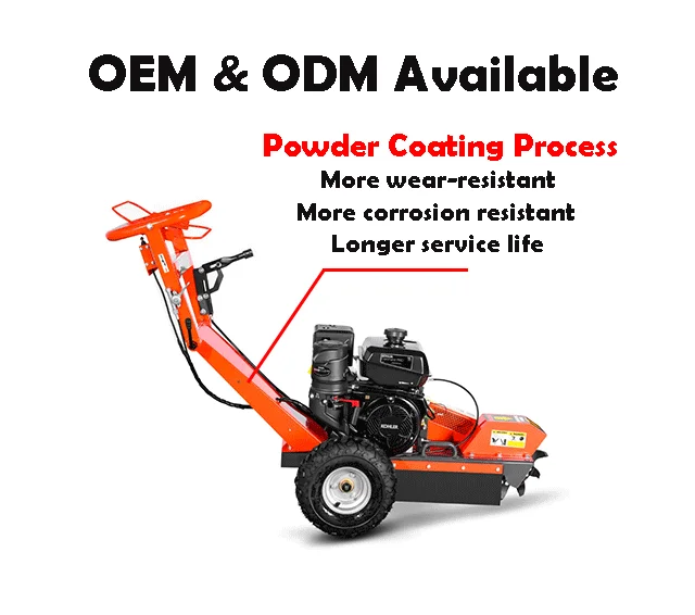 Maxpower 15hp Gasoline Powered Customization Home Use Movable Mini  Wood Tree Root Remover  Stump Grinder