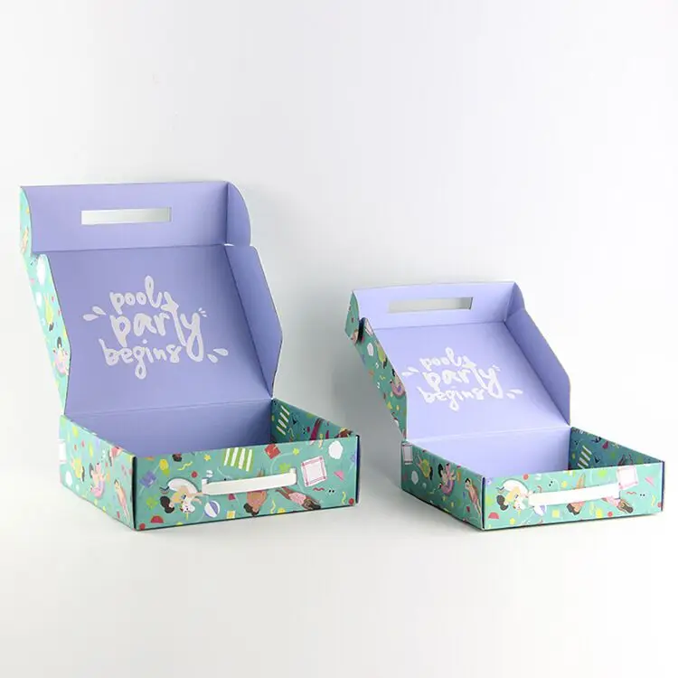 Kraft Corrugated Cardboard Box Mailer Packaging Custom Printed Recyclable Shipping Subscription Individual Carton Paper Boxes