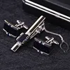 Starry Cuff links + Square Zirconia Tie Clip