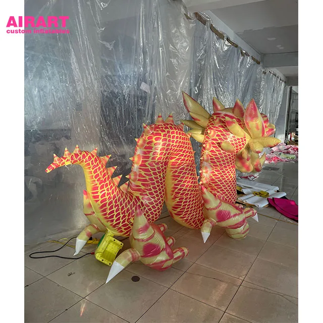 Chinese Festival Animal Cartoon Custom Inflatable Blow Up Dragons Led - Buy  Inflatable Green Dragon,Inflatable Dragon Costume,Giant Dragon Product on  