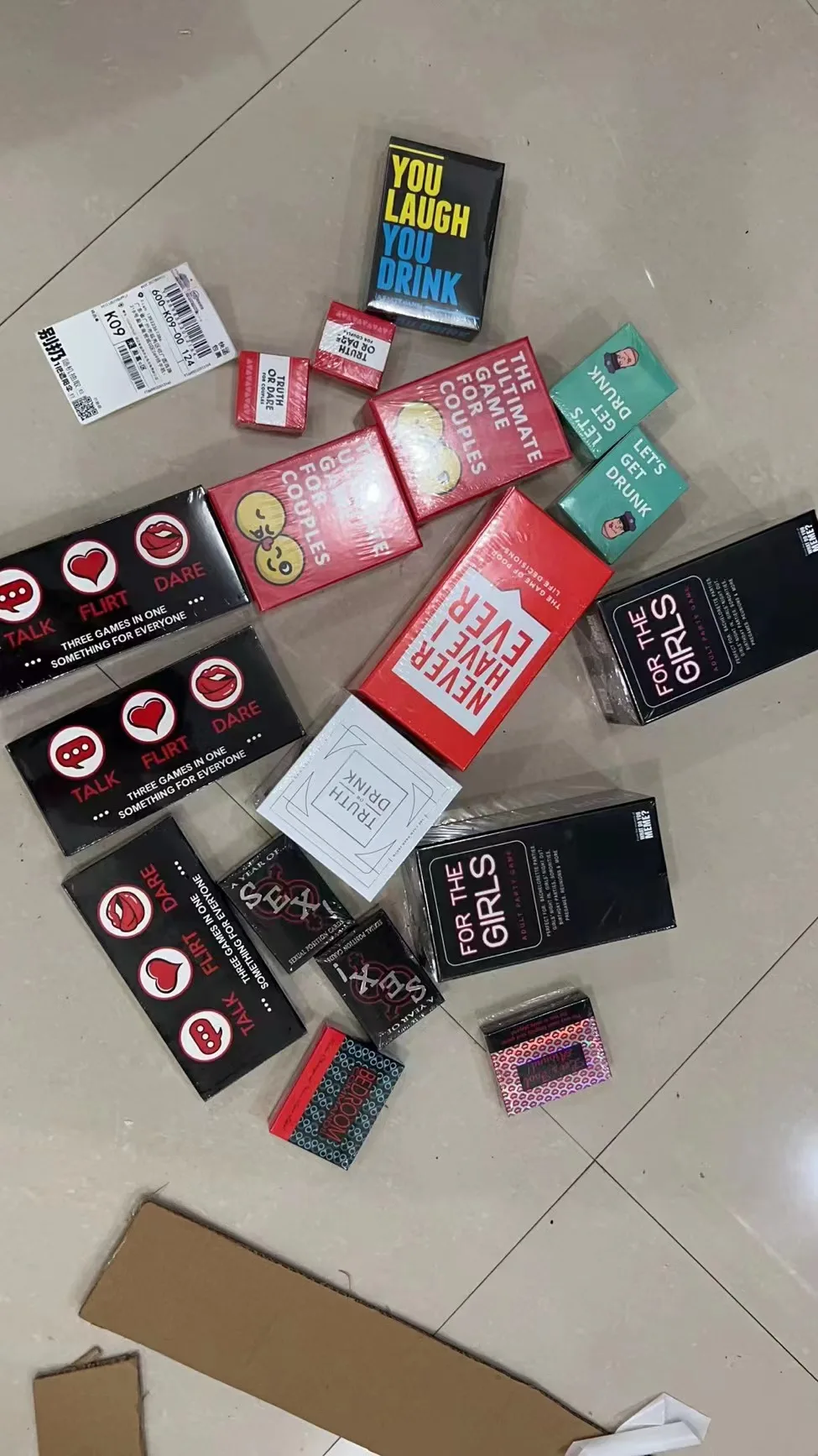 Love Language 50 Positions of Bondage a Year of Sex Bedroom Commands TALK FLIRT DARE Playing Romantic Game Cards