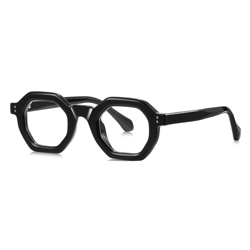 TYSD-LS050 Free Sample TR+CP Round Eyeglasses Optical Frames for All Face Men Glasses Spectacles Eyewear with Spring Temple