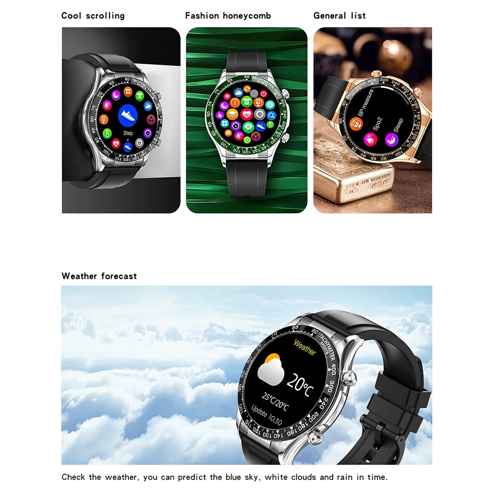 2022 Smart Watch E18P NFC Reloj Inteligente IP67 Waterproof Chronograph Watch for Man BT Call Fitness Watch Heart Rate Monitor