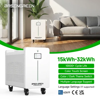 Basengreen LiFePO4 solar storage battery 32kWh