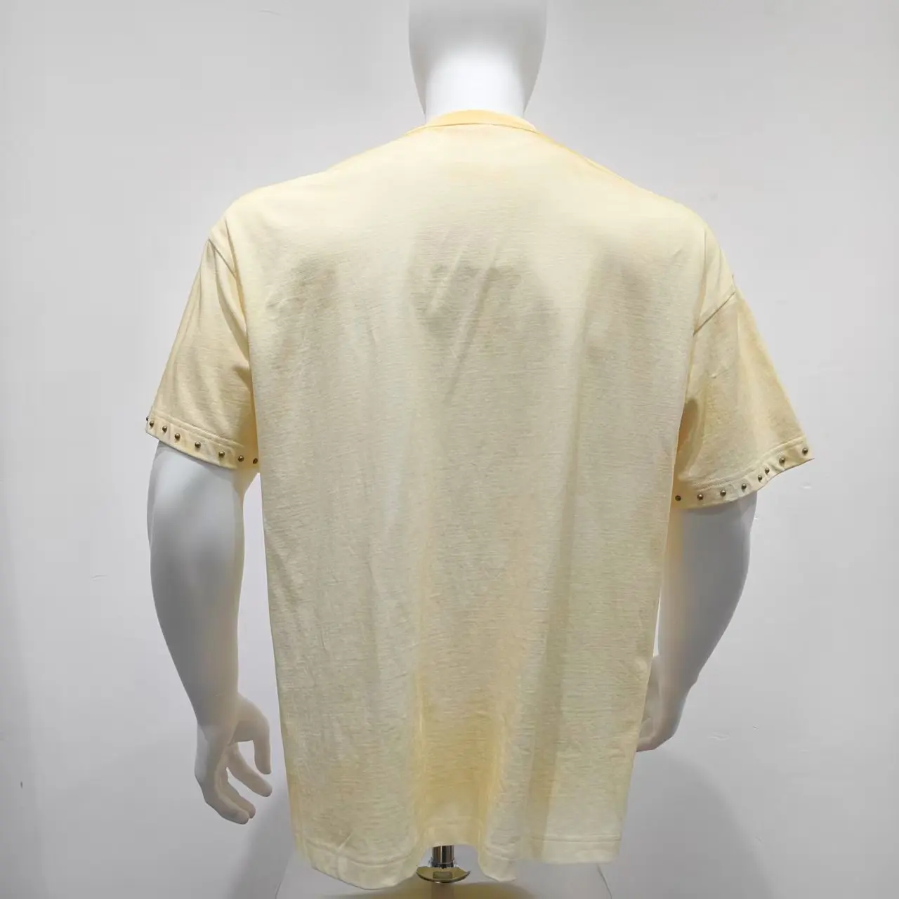 Salati Custom Tee Screen Print Diamond Oversized T-shirt Rhinestone Short Sleeve Distressed Streetwear Acid Wash t Shirts gallery 6