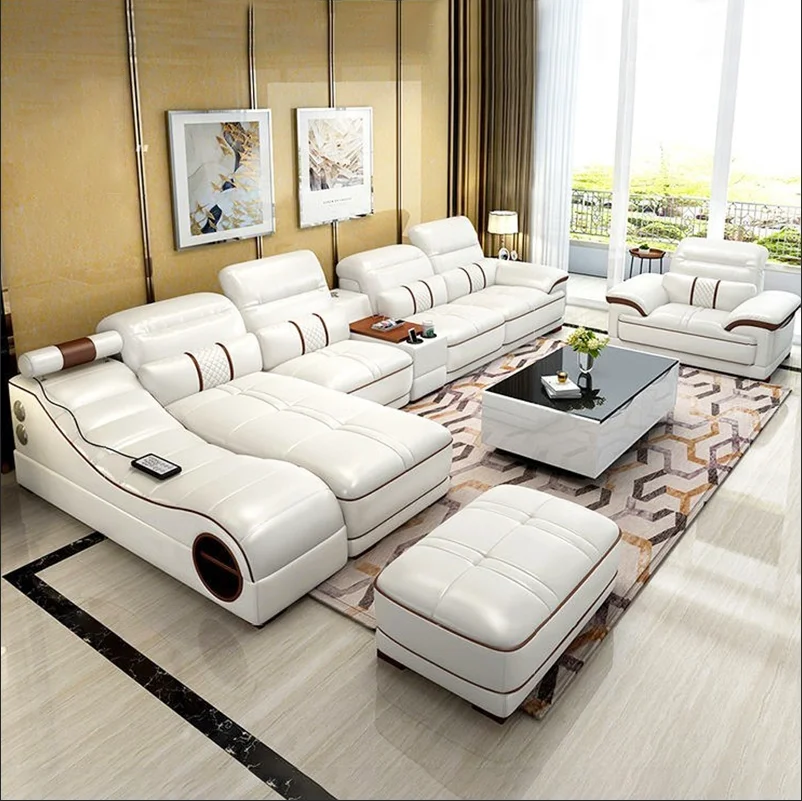2021 Modern Multi Function Living Room Home Furniture Sectional L Shape