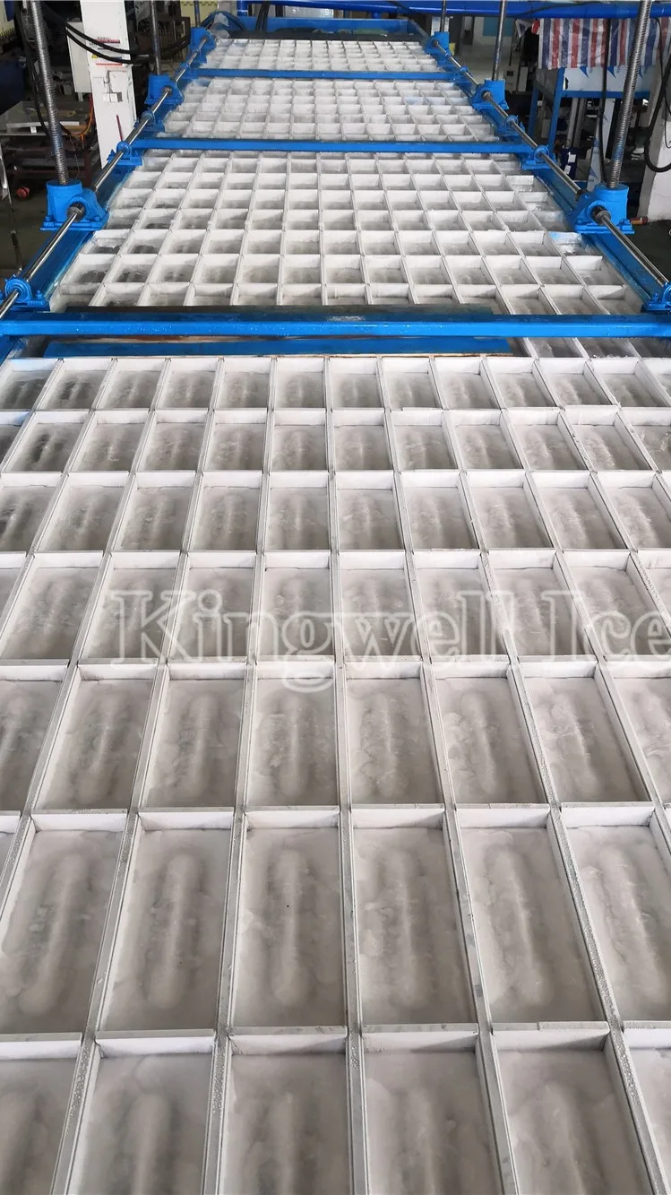 20 Tons Commercial Direct Evaporator Block Ice Machine With High