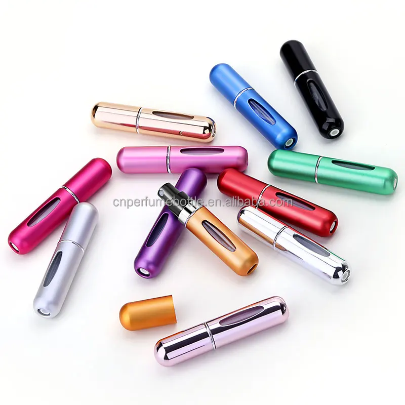 Mub Empty 5ml Mini Bottom Refillable Aluminum Atomizer Perfume Spray ...