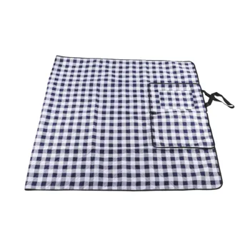 High Quality Outdoor Waterproof Picnic Mat Grid Beach Picnic Blanket Sand Proof Foldable