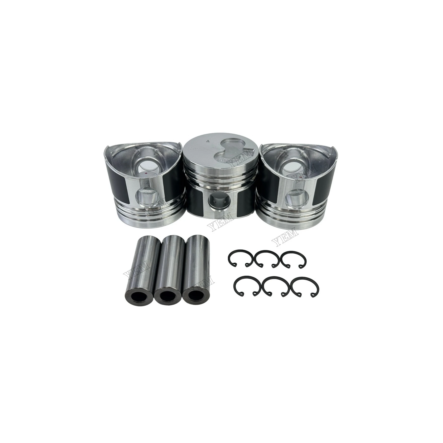 Piston With Pin Circlip Fits for Mitsubishi K3F High Quality Engine Parts