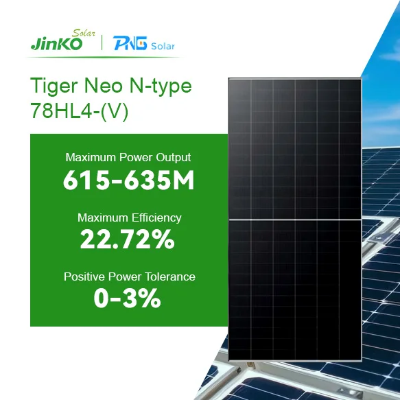 Jinko Tiger Neo N-Type 78HL4-V Solar Panels - 615W to 635W