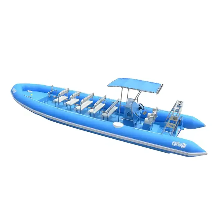 Luxury Fiberglass Rib Boat Inflatable Rigid Boat Luxury Yacht 960 - Buy ...