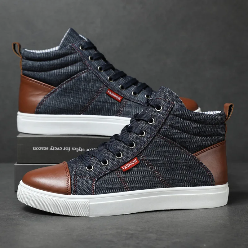 winter latest nice design fashion trend retro popular durable lace-up man casual shoes large size for men 39-47