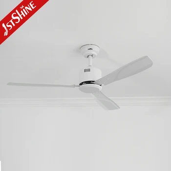 1stshine White Iron Blade Big Modern 56 Inch Ac Dc Industrial Cooling ...